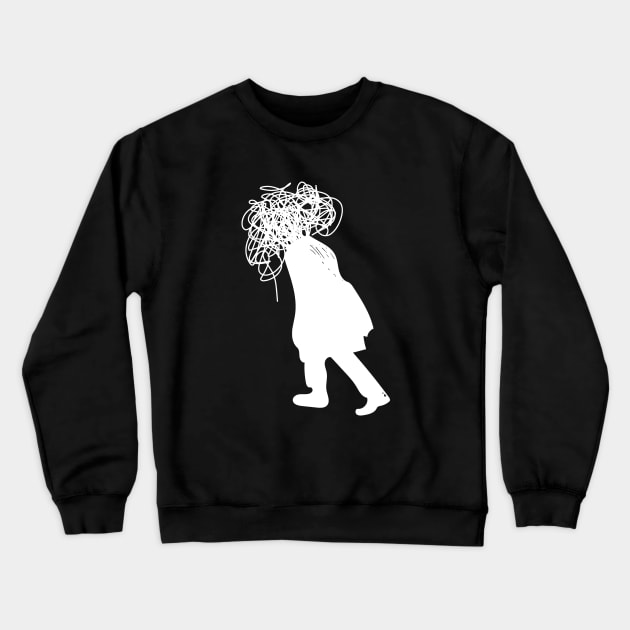 Confused Crewneck Sweatshirt by SansSoleil